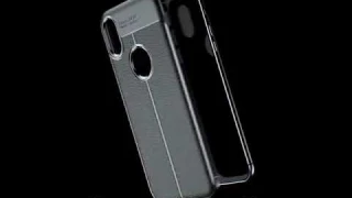 For iPhone X / XS Litchi Texture TPU Protective Back Cover Case