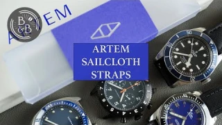 Great Sailcloth Straps from Artem Straps + Vandaag Tiefsee, Eza 1972, Hemel HFT20 & Tudor BB - B&B
