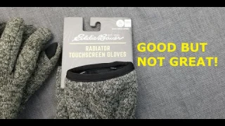 Eddie Bauer Radiator Fleece Touchscreen glove review!