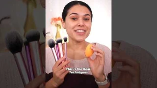 The Most USEFUL Drugstore Makeup Brush Set! 🙌🏼 #budgetbeauty #drugstoremakeup #makeupbrushes
