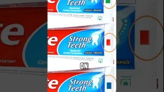 Don't Buy these color code toothpaste #shorts #viral