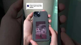 E-ink case for Iphone Get Yours! #einkcase#einkcaseforiphone #fyp #gift #phonecase