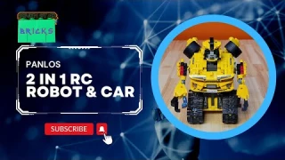 Panlos set HJ675002 Robot Tech - 2 in 1 RC Robot & Car Review! - 901 Pcs