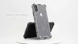 Honeycomb Cases For iPhone X Case Hybrid Soft TPU+Hard PC ShockProof Back Cover Coque iphone