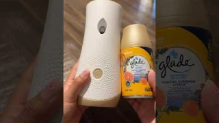 Change my glade automatic spray refill #ASMR #asmrsounds #glade  #freshwater #glades #CleanTok