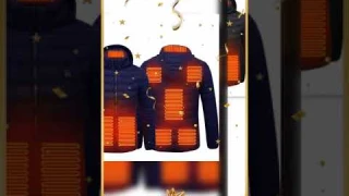 NEW Heated Jacket Coat USB Electric Jacket Cotton Coat Heater Thermal Clothing Heating Vest Men's...