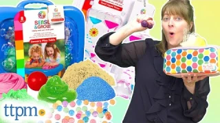Sense & Grow Sensory Tissue Box, Sensory Play Table, & Dual Liquid Timer from Creative Kids Review!