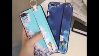 Flower Leaf with Wrist Strap Phone Case