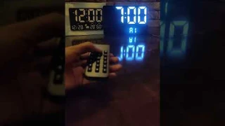 DIGITAL Table LED Clock | Review | Alarm Bedside Clock |  #lighting #cool  #fun #modern #decor