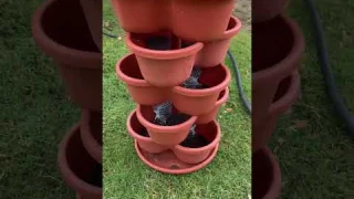 Vertical Stackable Planter, Indoor Outdoor Use