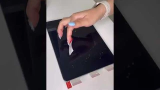 changing my iPad paperfeel screen protector 😊 #asmr #ipad #amazon #unboxing