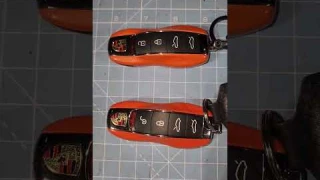 Which key cover is the paint matched $500 from Porsche and which is Amazon $20 ?