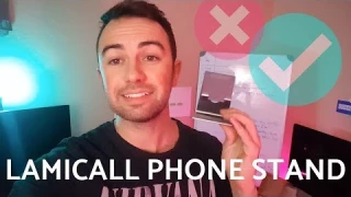 Review: Lamicall Cell Phone Stand (or iPad / tablet) Phone Dock / Cradle, Holder, Stand