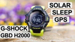 NEW G-SHOCK GBD-H2000 - Solar Powered Fitness Watch [HR, GPS, Thermometer]