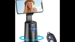 Auto Face Tracking Tripod 360° Rotating Auto Tracking Phone Stand, No App, Phone Camera  B0CPXP7PVX
