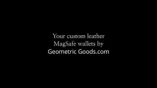 Custom made Leather MagSafe wallet for iPhone 12, mini, 12 Pro & 12 Pro Max