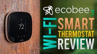 ecobee3 Smart Wifi Thermostat Review! | Alexa & Homekit enabled