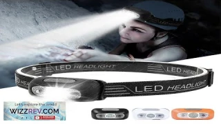 Outdoor Intelligent Sensing Headlight USB Charging Strong Bald Headlight LED Night Fishing Review