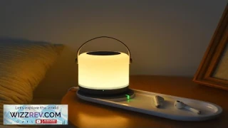Wireless Charger with Portable Rechargeable Touch Control Dimmable LED Night Light Set Review