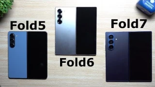 Samsung Galaxy Z Fold5 Vs Fold6 Vs Fold7 - The Evolution Over The Years