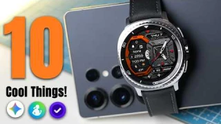 10 COOL Things To Do With SAMSUNG Galaxy Watch 8 Classic