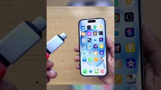 iPhone 15 OTG support test 🤯🤯 #shorts #iphone