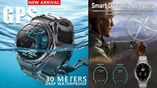 🔥 2025 Smartwatch Deal! GUHUAVMI GPS Outdoor Watch w/ AMOLED Screen & Bluetooth Call 💬⌚