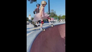 Six-year-old girl is a skateboarding prodigy
