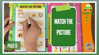 Kiddale 'Children English Essentials' - Interactive English Learning Sound Book with Musical Rhymes