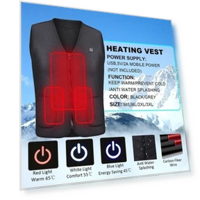 Smart Heating Vest with USB — Wearable Accessories