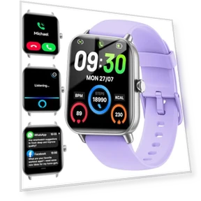 Smart Watch for Women with Alexa, Fitness Tracker, Heart Rate Monitor — Smartwatches, Hingso