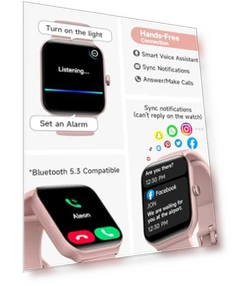Alexa Built-in Smart Watch for Women with Fitness Tracking — Smartwatches, TOOBUR