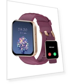 Smart Watch with Call Function, Fitness Tracker, Heart Rate Monitor — Smartwatches, RUIMEN