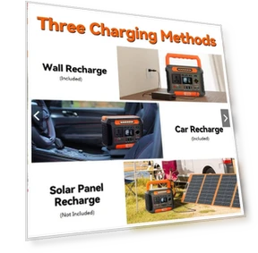 Solar Generator Portable Power Station — Solar & Wind Power, FF Flashfish