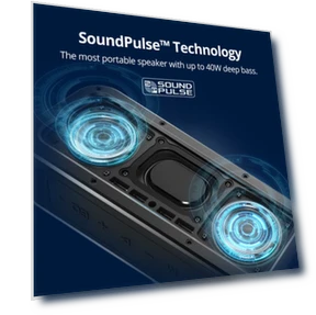 SoundPulse™ 40W Bluetooth Speaker — Portable Audio, Tronsmart