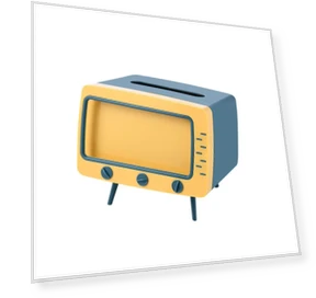 2 In 1 Mobile Phone Viewing Bracket & TV Tissue Box — Stands
