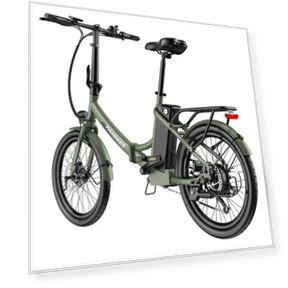 Light 20'' Tire Foldable City Electric Bike — Electric Self-Balancing Scooters, Fafrees
