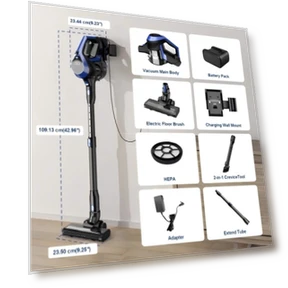 6 In 1 Cordless Vacuum Cleaner — Smart Cleaning Robots, MOOSOO
