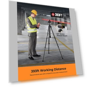 Bilateral Red Laser Measure — Laser Distance Measuring Tools, CIGMAN