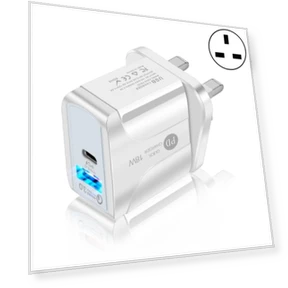 Fast Charge Travel Charger Power Adapter — Chargers