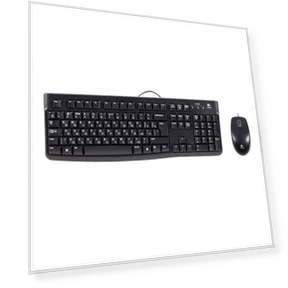 Desktop Keyboard and Mouse Set — Keyboard and Mouse Sets, Logitech