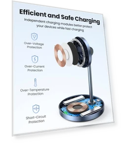 2-in-1 Magnetic Wireless Charging Station — Chargers, UGREEN