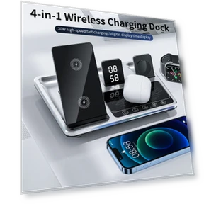 4-in-1 Folding Multi-Function Wireless Charger — Chargers