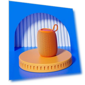 Outdoor Bluetooth Small Speaker — Portable Audio, Coffee Feiyin
