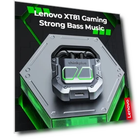 Wireless Gaming Headset with 9D Bass Surround Sound — Headsets, Lenovo
