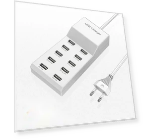 10 Port Multi Device USB Charging Station — Power Hubs