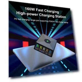 5-Port USB PD Charger with Wireless Fast Charger — Chargers