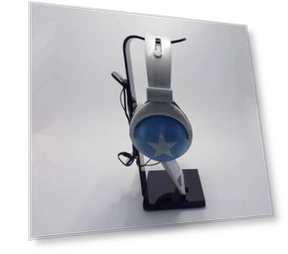 Acrylic Headphone Display Rack — Stands & Hangers