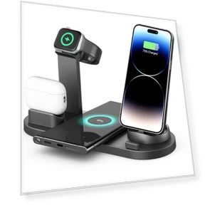 Four-in-one Mobile Phone Wireless Charging Base — Chargers