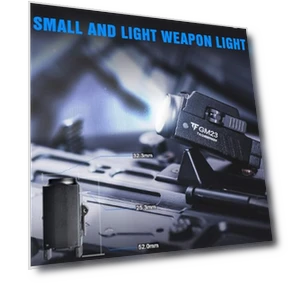 Pistol Light 800 Lumens Bright Weapon Rail Mounted Flashlight — Flashlights, TrustFire